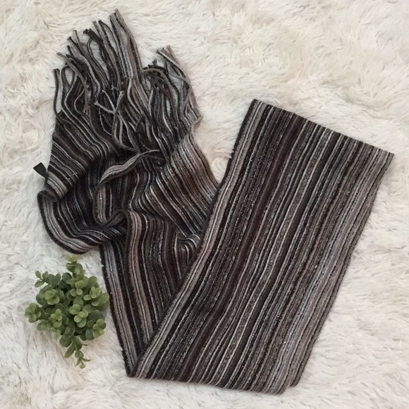jcpenney Accessories - JCP Scarf 💗 Brown Silver Black NWOT